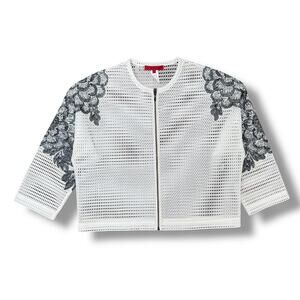 Vivienne Tam Mesh Jacket with Zipper